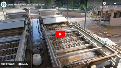 DWY 수평 벨트 프레스 필터 1
